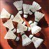   Goose Feather Rubber Tipped Shuttlecocks Birdies Badminton New  
