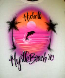 Airbrushed airbrush shirt tie dye volleyball soccer  