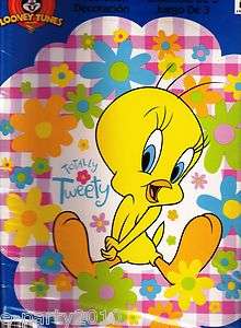   TWEETY BIRD WALL DECORATIONS ~ Looney Tunes Birthday Party Supplies
