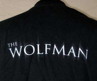 The Wolfman Werewolf Benicio Del Toro Mens T shirt XL Black  
