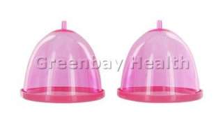 Dual Suction Cup Female Breast Exerciser Pump Enlarger Enlargement 