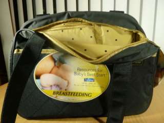 Insulated Enfamil Baby Diaper Breastfeeding Bag Black * *NEW WITH TAGS 