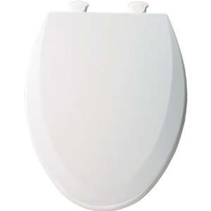 Bemis 1500EC006 Molded Wood Elongated Toilet Seat With Easy Clean and 