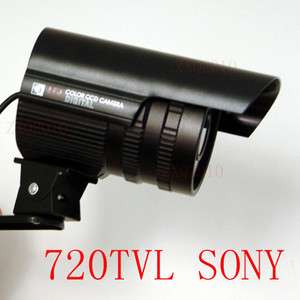 720TVL SONY CCD Home Surveillance Cctv Security Camera Video DVR 