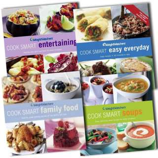 Weight Watchers Cook Smart 4 Books Recipies Collection  