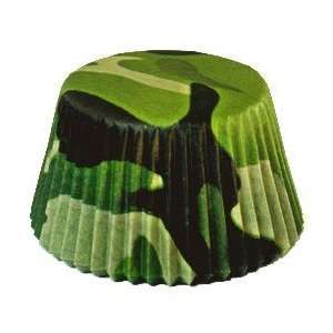  Biodegradable Camouflage Cupcake Liner