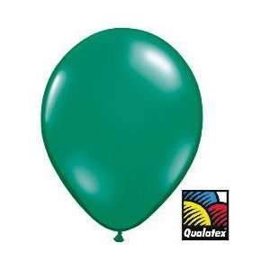  11 inch Qualatex Balloons, Emerald Green Jewel Health 