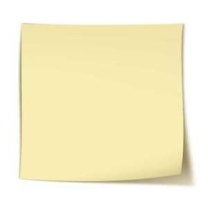  Blank Sticky Note Pads   50 Sheets per Pad Case Pack 200 
