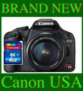 New Canon EOS Digital Rebel T1i Camera 18 55mm lens kit  