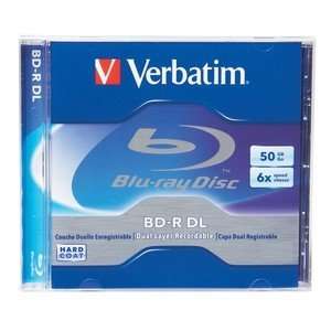  VERBATIM Disc, Blu ray, Dual Layer, 50GB, 6X, Branded 