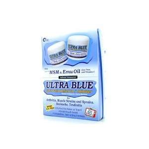 com Ultra Blue Topical Analgesic Gel Pain Reliever, With Msm And Emu 
