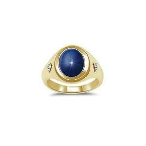    0.126 CT 12X10 DIFFUSED STAR SAPPHIRE MENS RING 9.5 Jewelry