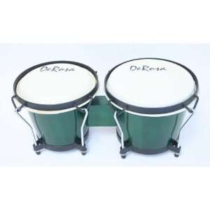   Green Music Tunable Bongo Drum Wood bongos drums Musical Instruments