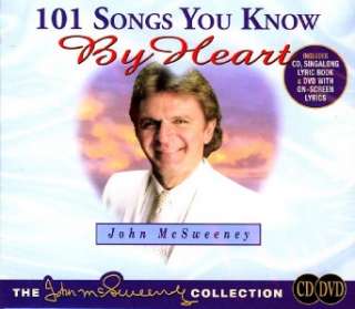 JOHN McSWEENEY 101 SONGS YOU KNOW BY HEART NEW CD & DVD  