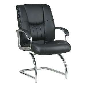 com Guest and Reception Chair   Mid Back Leather Guest Chair   Office 
