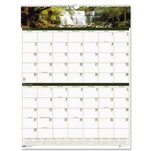   Two Months per Page Wall Calendar, 20 x 26, 2012