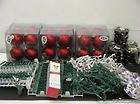 Lot of Christmas Lights, Hanging Ornaments & Tree Stand  