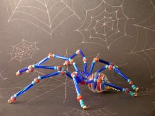   Christmas Millefiori Spider Legend Ornament Gift Handmade  
