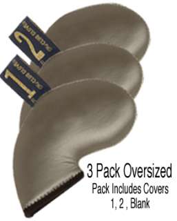 Club Glove Gloveskin Oversize Iron Covers 3 Pk Metallic  