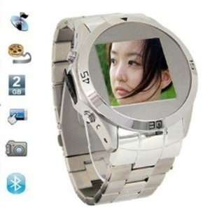  Quad band stainless steel watch mobile phone MQ006 Cell 