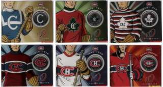 50 CENTS 1909 2009 CANADIENS COLLECTOR COIN SERIES COMPLETE SET HOCKEY 