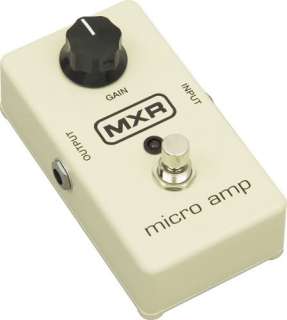 MXR M 133 Micro Amp Booster Guitar Effects Pedal+Xtras  