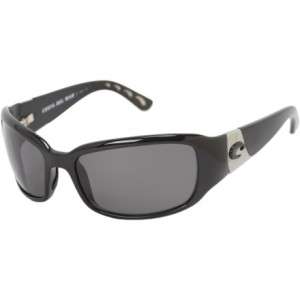 Costa Del Mar Gatun Polarized Sunglasses Black/Dark Gray Cr 39 New 