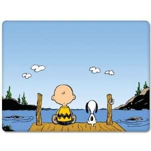   : Snoopy and Charlie Brown fishing bumper sticker 5x 4 Automotive