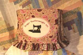 Singer Featherweight 221 Sewing Machine Cover/CUSTOM  