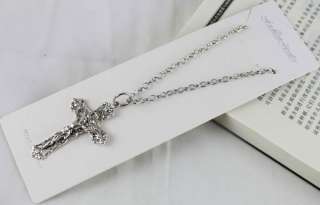 1pcs Tibetan silver Cross Pendant Necklace  