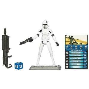   : Star Wars Clone Wars White ARF Trooper Action Figure: Toys & Games