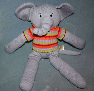 Dan Dee 18 Collectors Choice Knit Elephant Plush Toy  