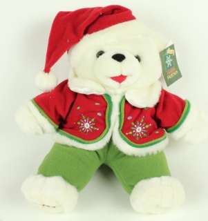 Dan Dee Plush Snowflake Friends 2005 Teddy Bear Holiday Christmas 