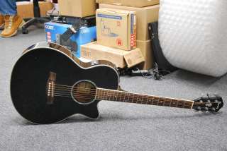 IBANEZ AEG10 ACOUSTIC ELECTRIC AEQSS 6 STRINGS BLACK GUITAR  