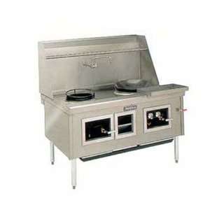  Imperial Commercial ICRA 3 Wok Range Three Burners Water 