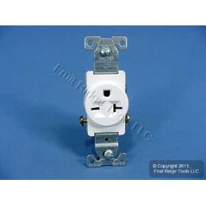  Cooper White COMMERCIAL Outlet Receptacle 6 20 250V 20A 