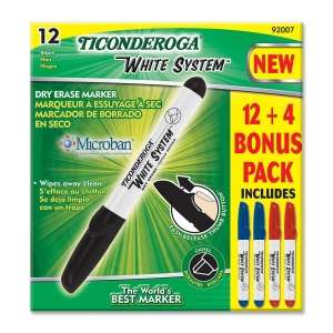 Dixon Dry Erase Markers;Chisel Marker Point Style   Black Ink   1 Each 