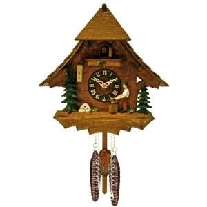 River City Clocks 18 10 Chalet Style One Day Cuckoo Clock, Woodchopper 