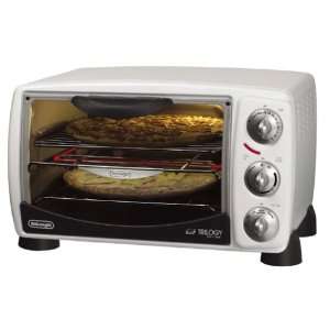  Delonghi XU1837W Trilogy Toaster Oven and Broiler, White 