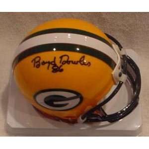Boyd Dowler Memorabilia Signed Packers Replica Mini Helmet
