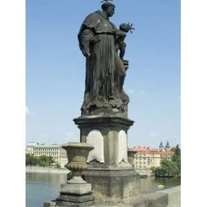 Sculpture Detail, Charles Bridge, Prague, Czech Republic Photographic 