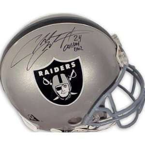 Charles Woodson Autographed Helmet   (Oakland Raiders