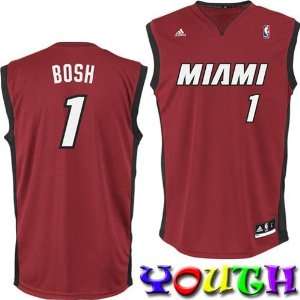 Chris Bosh Youth Replica Jersey   Miami Heat Jerseys (Red)
