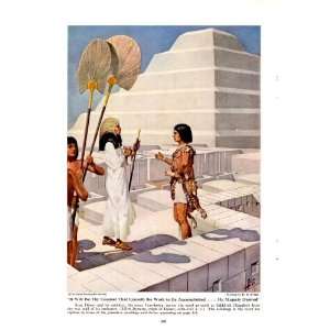 1941 King Djoser and his architect I em hotep survey Royal Pyramid   H 