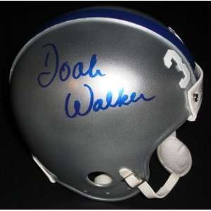 Doak Walker Autographed Mini Helmet   Throwback   Autographed NFL Mini 