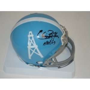  Signed Elvin Bethea Mini Helmet   HOF 03   Autographed NFL 
