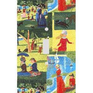  Fine Art Georges Seurat Collage Decorative Switchplate 