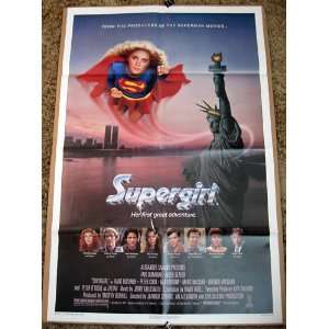  Supergirl   Helen Slater   Original 1984 Movie Poster 