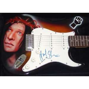 HOWARD STERN Autographed Airbrushed Signed Guitar PSA/DNA
