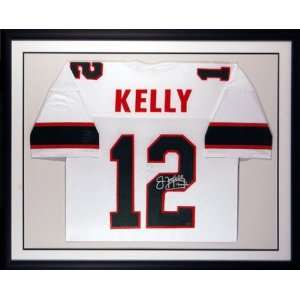 Jim Kelly Miami Hurricanes Framed Autographed Jersey